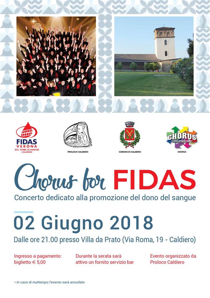 Chorus for Fidas - Caldiero - Villa da Prato
